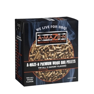 AMNP2-SPL-0007 Premium Wood BBQ Pellet, Wood, 2 lb